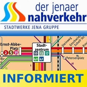 JEZT - Der Jenaer Nahverkehr informiert - JeNah Symbolbild