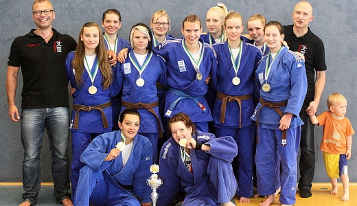 JEZT - Die am zweiten Wettkampftag in Dresden erfolgreichen Judoka des Judo Club Jena - 2014-07-07