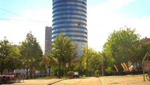 JEZT - Ideenwerkstatt Eichplatz - Eichplatz mit Blick auf den JenTower