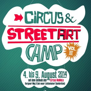 JEZT - Momolo Circus und Streetart Camp 2014 - Logo