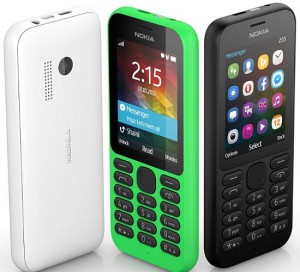 JEZT - Das neue NOKIA 215 Handy mit INternetbrowser - Abbildung © Nokia