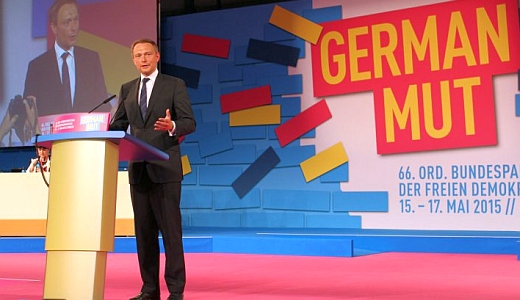 Rede von Christian Lindner auf dem FDP Parteitag 2015 - Foto © FDP
