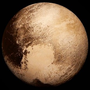 JEZT - Eiszwerg Pluto in Echtfarbe - Abbildung © NASA New Horizons Mission