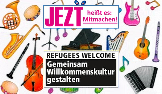 JEZT - Gemeinsam Willkommenskultur gestalten - Zukunfts-Musikclub - Symbolbild © MediaPool Jena
