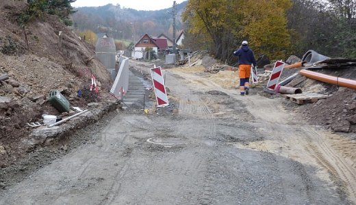 JEZT - Strassenbauarbeiten im Pennickental im Jahre 2011 - Foto © Stadt Jena KSJ