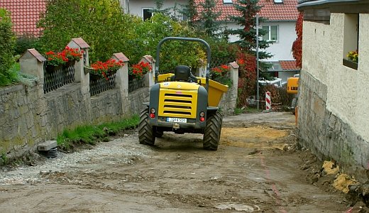 JEZT - Strassenbauarbeiten von JenaWasser - Foto © Stadt Jena KSJ