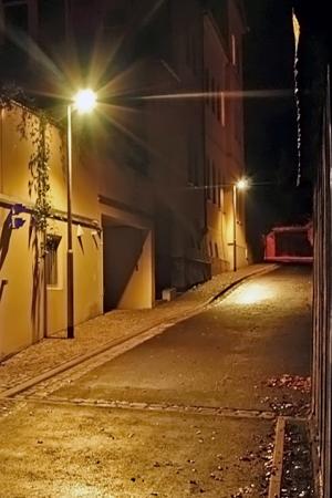 JEZT - LED-Straßenbeleuchtung in der Johann-Friedrich-Straße - Foto © Stadt Jena KSJ Vitzthum