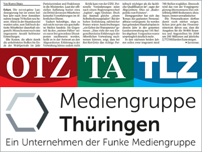 JEZT - Mediengruppe Thüringen - Symbolbild © MediaPool Jena