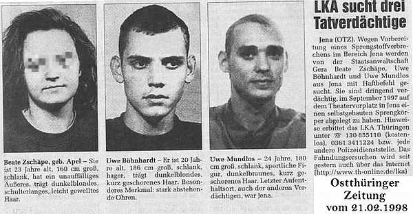 JEZT - Zeitungsartikel der OTZ vom 21.02.1998 - Abbildung © MediaPool Jena