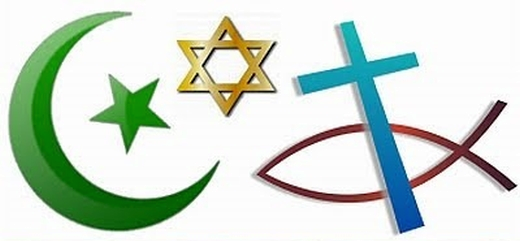 Symbole von Weltreligionen - Abbildung © MediaPool Jena