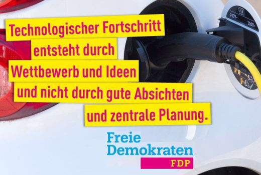 FDP Technologischer Fortschritt entsteht nicht diurch zentrale Planung