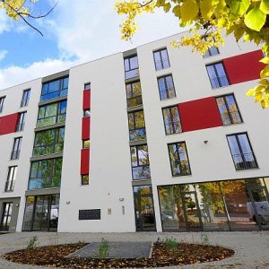 JEZT - Blick auf das neue Vitanas Senioren Centrum Im Saaletal in Jena - Fotografik © Vitanas