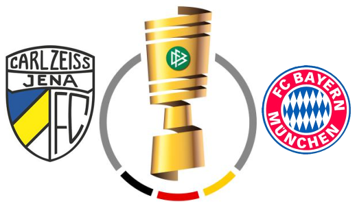 JEZT - DFB Pokal Logo FCC gegen FCB - Symbolfoto © MediaPool Jena