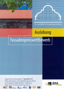 JEZT - Logo der Auslobung zum Fassadenpreiswettbewerb der Stadt Jena - Abbildung © MediaPool Jena