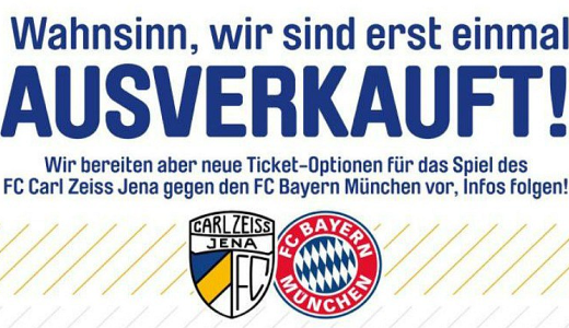 FCC Bayern Ausverkauft