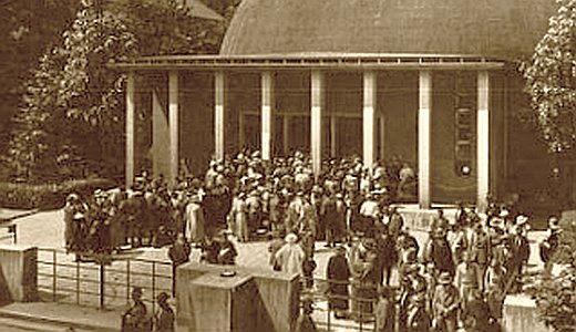 JEZT - Die Eröffnung des Planetariums Jena am 18. Juli 1926 - Abbildung © MediaPool Jena