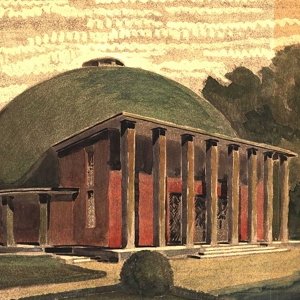 JEZT - Eine Bauzeichnung für das Planetarium Jena von den Architekten Schreiter und Schlag aus dem Jahre 1924 - Abbildung © MediaPool Jena