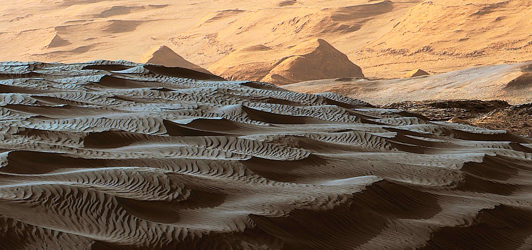 JEZT - Eine neue Postkarte vom Mars - Image © NASA Team Curiosity