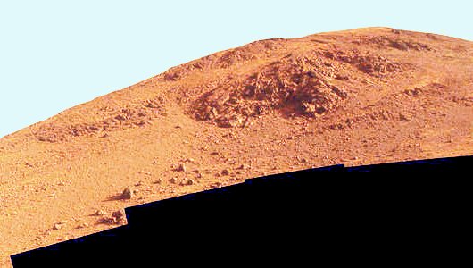 JEZT - Einen Hügel hinaufklettern - Foto © NASA Team Curiosity