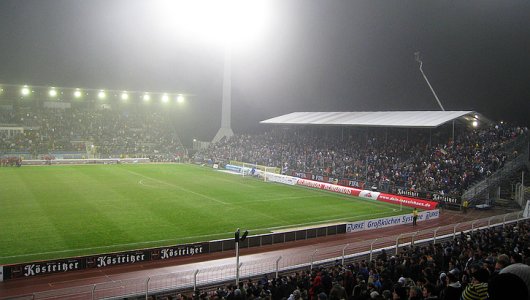 JEZT - Impression aus einem Flutlichtspiel des FC Carl Zeiss Jena - Foto © FCC