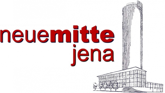 JEZT - Logo des Einkaufszentrums neue mitte jena - Abbildung © neue mitte jena und MediePool Jena