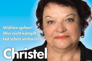 JEZT - Christel wählen gehen - Foto © AfD
