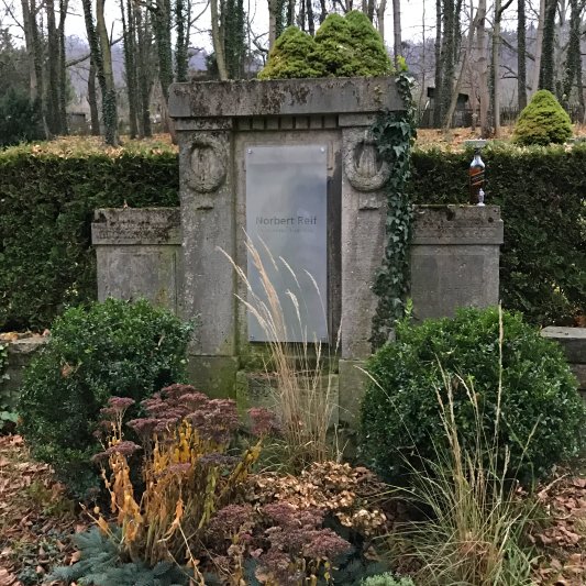 Das Grab von Norbert Reif am 1. Dezember 2016 - Foto © Kristian Philler