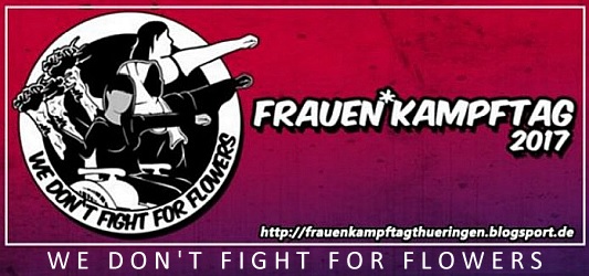 Banner für den FRAUENKAMPFTAG 2017