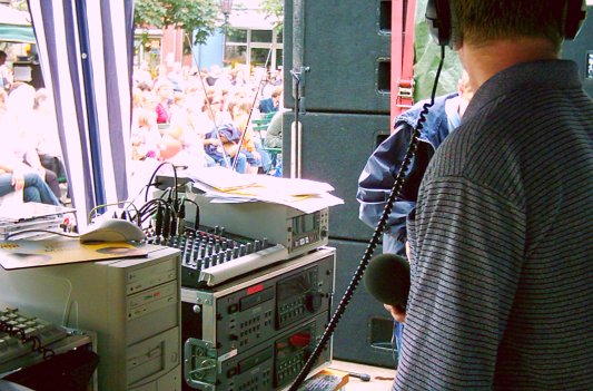 Bürgerradioliveübertragung - Symbolfoto © MediaPool Jena 2003