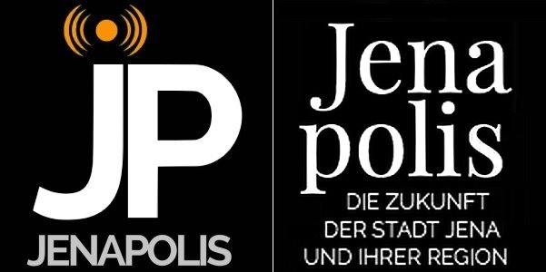 Zwei kokurrierende Jenapolis Logos