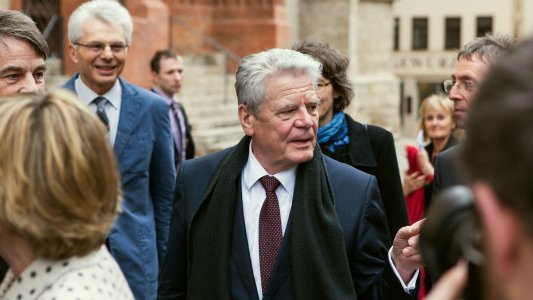 Bundespräsident Gauck in Jena. - Foto 1 © Stadt Jena Hering