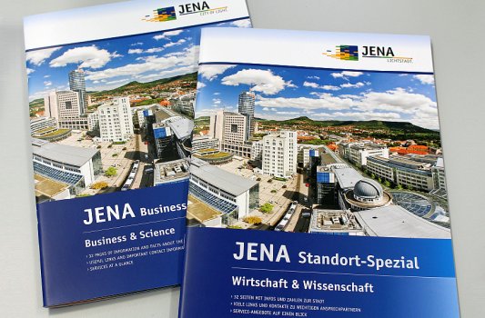 Das Cover der Neuauflage des JENA Standort-Spezial Wirtschaft & Wissenschaft - Foto © JenaWirtschaft