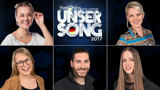 Die Kandidaten für Unser Song 2017. - Abbildung © ARD Das Erste