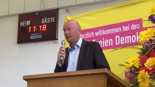 Thomas L. Kemmerich auf dem LPT und der LVV 2017 in Schmalkalden - Bildrechte FDP Thüringen