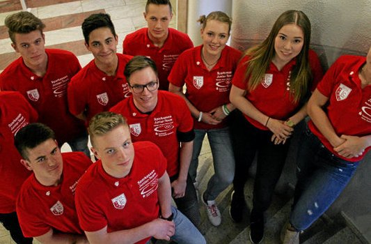 Das Sparkassen-Juniorteam 2017 vom LC Jena. - Fotos © Sparkasse Jena Saale Holzland