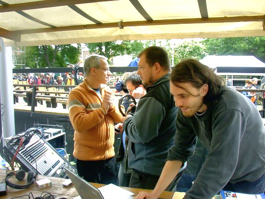 Radio OKJ Liveübertragung im Jahre 2005. - Foto © MediaPool Jena