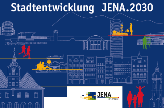 Der Stdtentwicklung Jena 2030 Teaser. - Abbildung © Stadt Jena