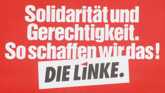 Solidarität Plakat - Die Linke.