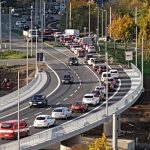 Stau auf der neuen Brücke zwischen Lobeda-Ost und Lobeda-Wset - Bildrechte: MediaPool Jena